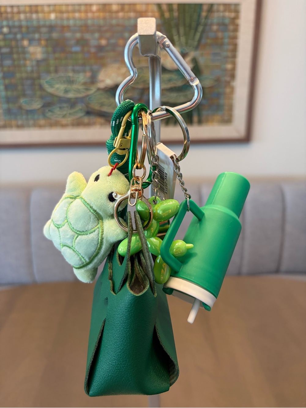 Green Junk Charm Bag Charm NWOT